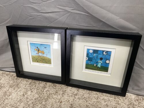 Limited Signed Batik Giclee Prints by Lisa Teller Kattenbraker (Set of 2)