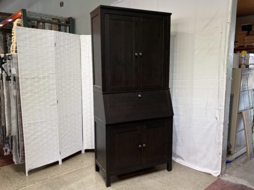 IKEA Hemnes Blackest Brown Secretary Desk