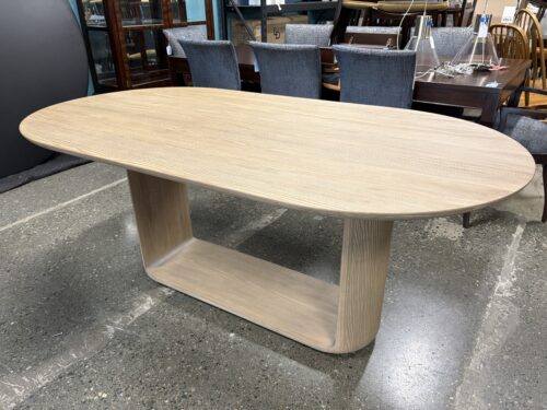 RESTORATION HARDWARE Ciro Greige Fir Open Dining Table