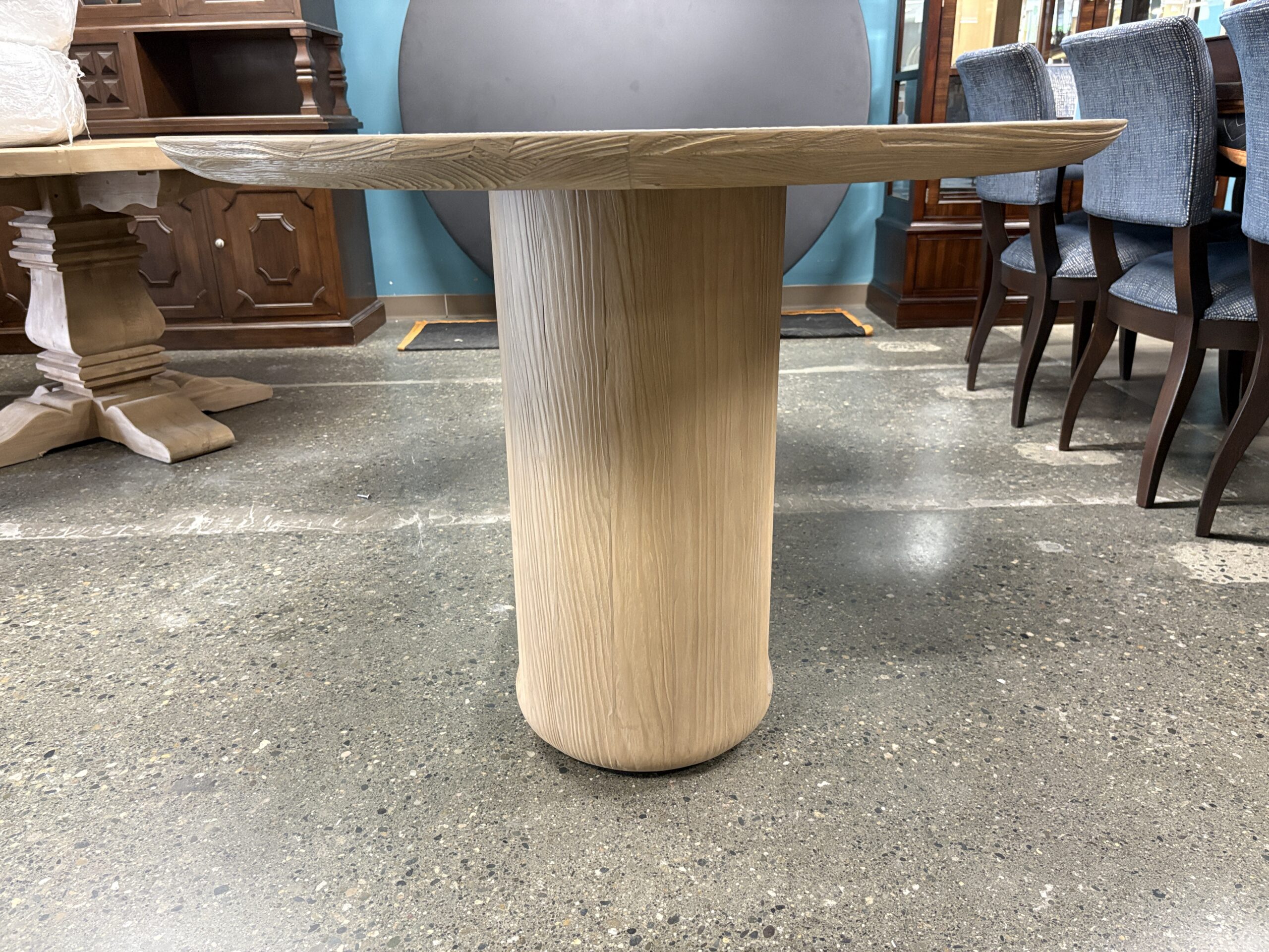 RESTORATION HARDWARE Ciro Greige Fir Open Dining Table