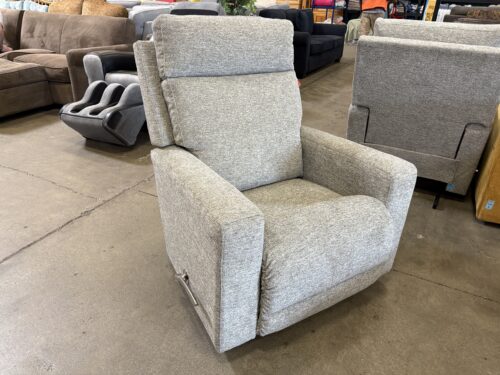 NEW! LA-Z-BOY Varigated Grey Square Arm Rocking Manual Recliner