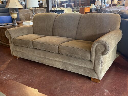 3-Cushion Rolled Arm Sofa