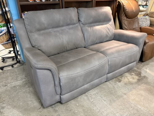 ASHLEY Next-Gen Durapella Slate Power Reclining Sofa