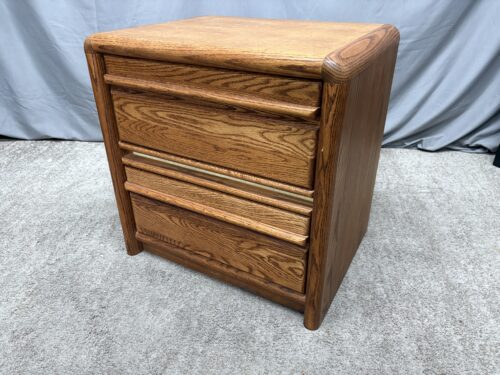 ROCKY MOUNTAIN WOOD DESIGN Vintage Solid Wood Waterfall Edge 2-Drawer Nightstand