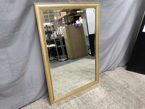 Gilded Gold Framed Rectangular Hanging Mirror
