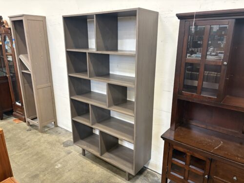 Modern Grey Wash Bookcase
