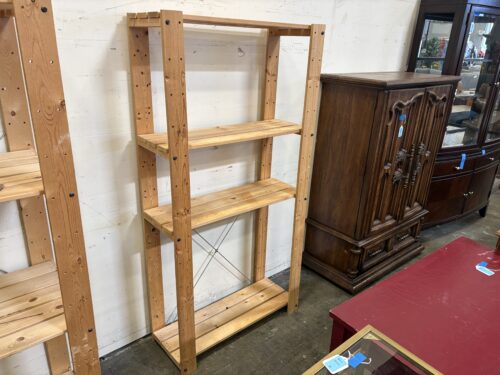 Natural Wooden Utility Shelf