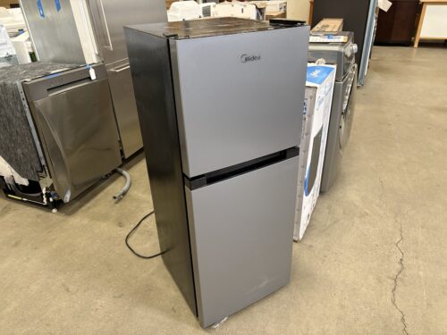 MIDEA Stainless Steel 4.5 Cu. Ft. Mini Fridge with Freezer Model #MRM45D5BST