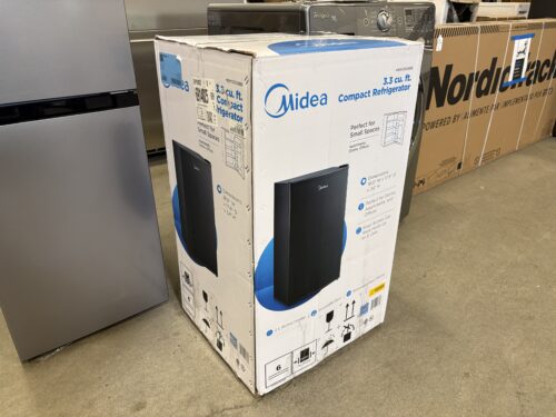 MIDEA 3.3 Cu.Ft. Compact Refrigerator Model #MRM33S5BBB