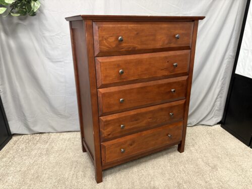 TRADEWINS Echo Falls Solid Wood 5-Drawer Tall Dresser