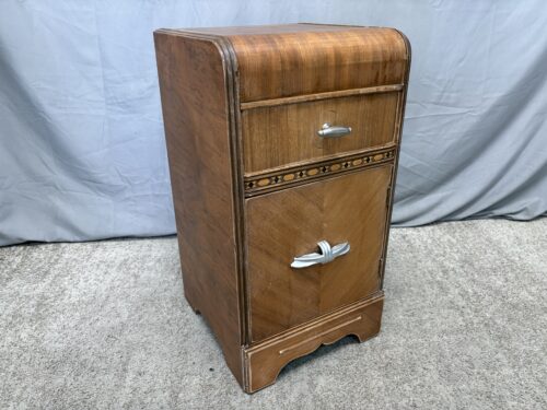 Vintage Art Deco Waterfall End Table