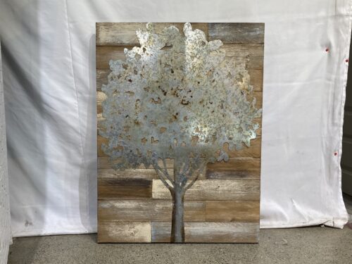 Rustic Metal Tree Wall Art