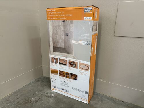 SCHLUTER-KERDI Waterproofing Shower Kit with Stainless Steel Drain