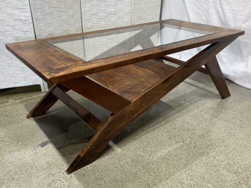 ASHLEY Charzine Coffe Table w/ Angled Shelf