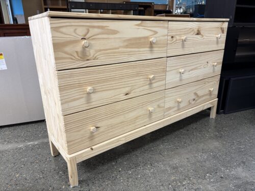 IKEA Tarva Pine 6-Drawer Low Dresser
