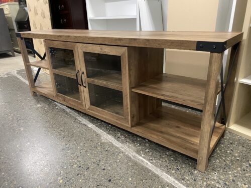 WALKER EDISON Industrial 2-Door Console Table