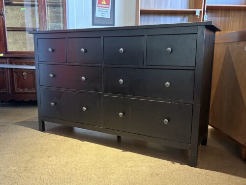 IKEA Hemnes Simple Black 8-Drawer Dresser