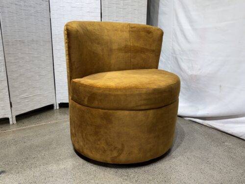 SCANDANAVIAN DESIGNS Clea Caster Dining Chair - Rust