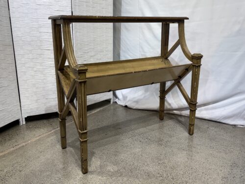 Rustic Georgian Revival Style Book Trough