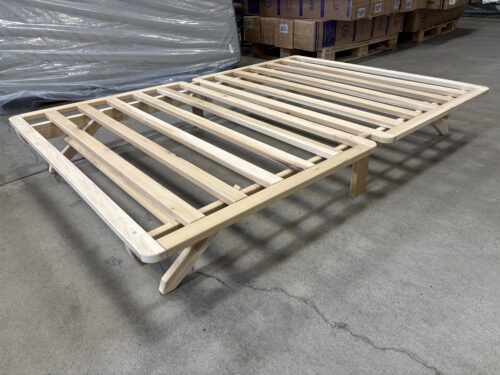 Folding Full Sized Solid Wood Bed Frame
