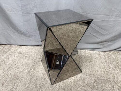 WEST ELM Faceted Mirror Side Table