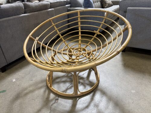 PIER 1 IMPORTS Natural Finish Rattan Papasan Chair Frame