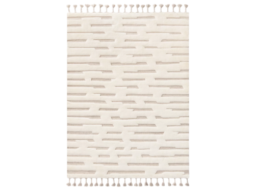 RESTORATION HARDWARE Morro Ivory Hand Knotted 8'x10' Wool Rug