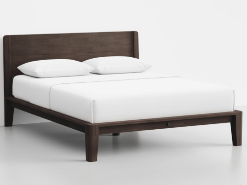NEW! THUMA King Size Classic Bed with Headboard in Espresso