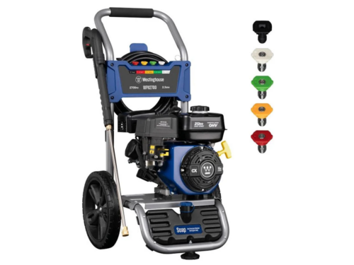 NEW! WESTINGHOUSE 2700 PSI 2.3 GPM Gas Powered Axial Cam Pump Cold Water Pressure Washer with Soap Tank and 5-Quick Connect Tips