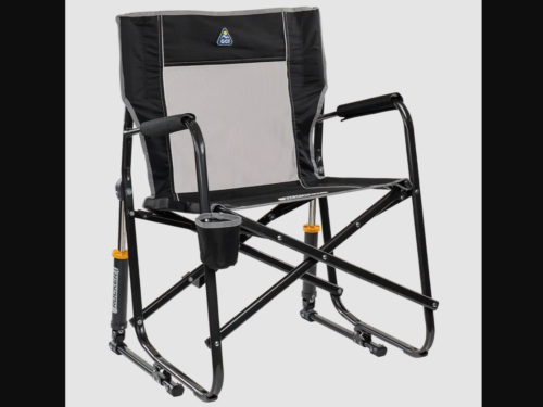 NEW! GCI Freestyle Rocker Camping Chair - Black Model # 6034651