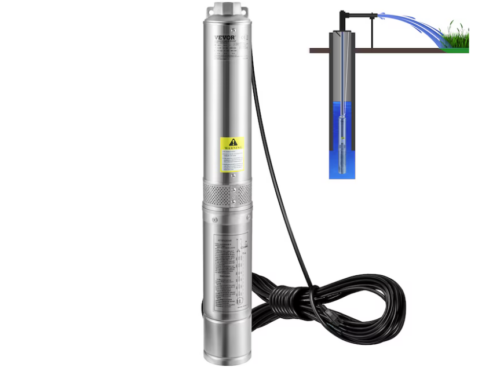 NEW! VEVOR 3HP Deep Weel Submersible Pump