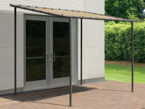 SOHELTER LOGIC Solano Rust-Resistant Steel Frame Gazebo with UV Treated Polyester Cover