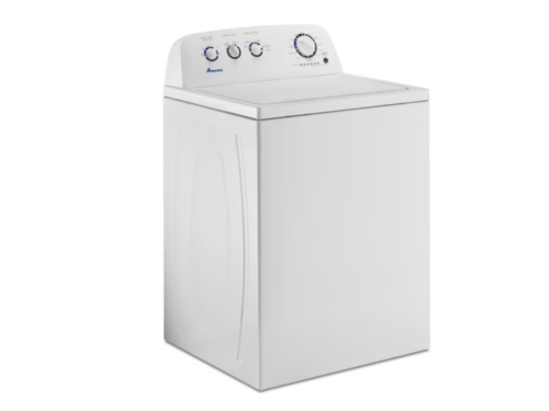 NEW! AMANA White Top Load Washer with High Efficiency Agitator Model #NTW4519JW2