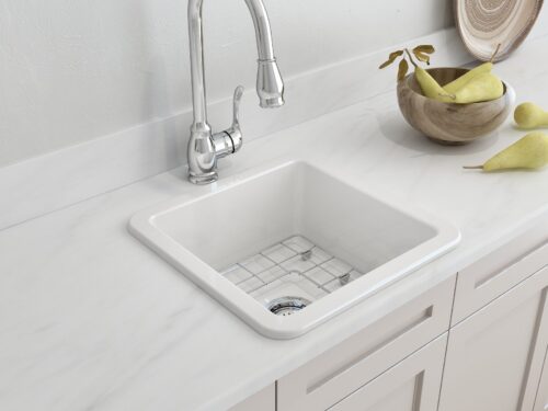 NEW! BOCCHI Undermount Single Bowl Kitchen Sink - White