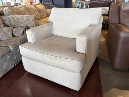 BIRCH LANE Taylor Upholstered Armchair in Off White