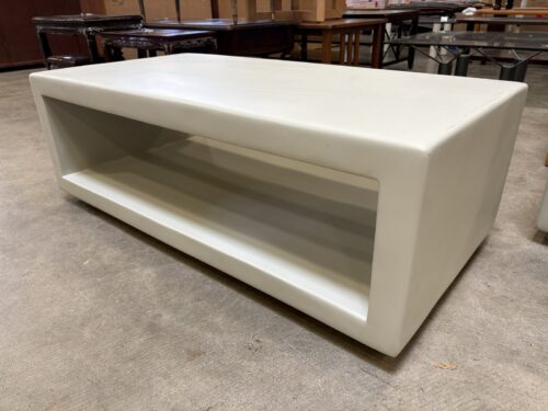 NEW!! PK SPACES Pavilion 2 Tier Light Grey Patio Coffee Table