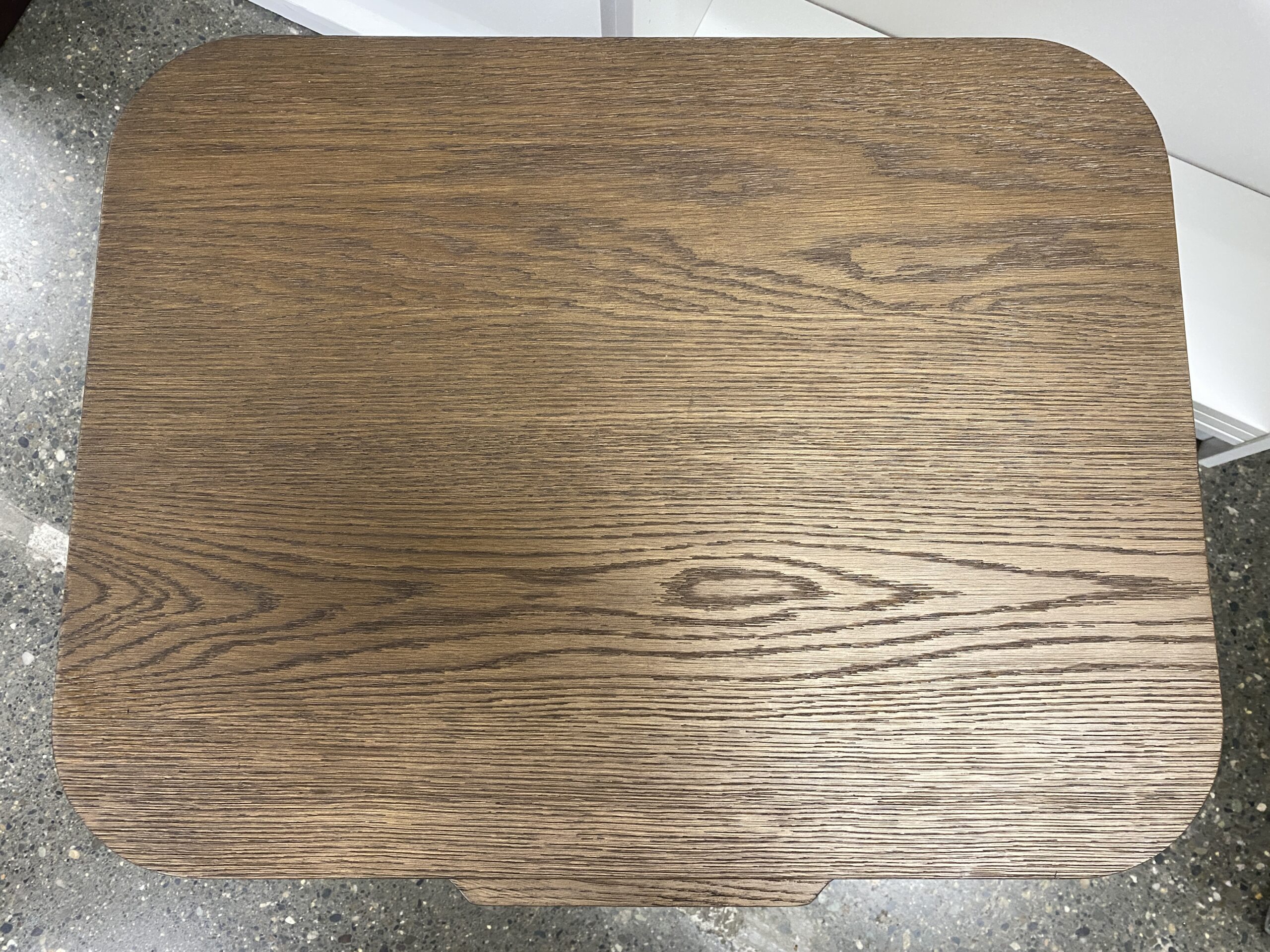 RESTORATION HARDWARE Trieste Nightstand Closed in Brown Oak/Cane