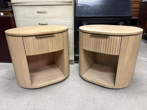 RESTORATION HARDWARE Byron Light Oak Open Nightstand