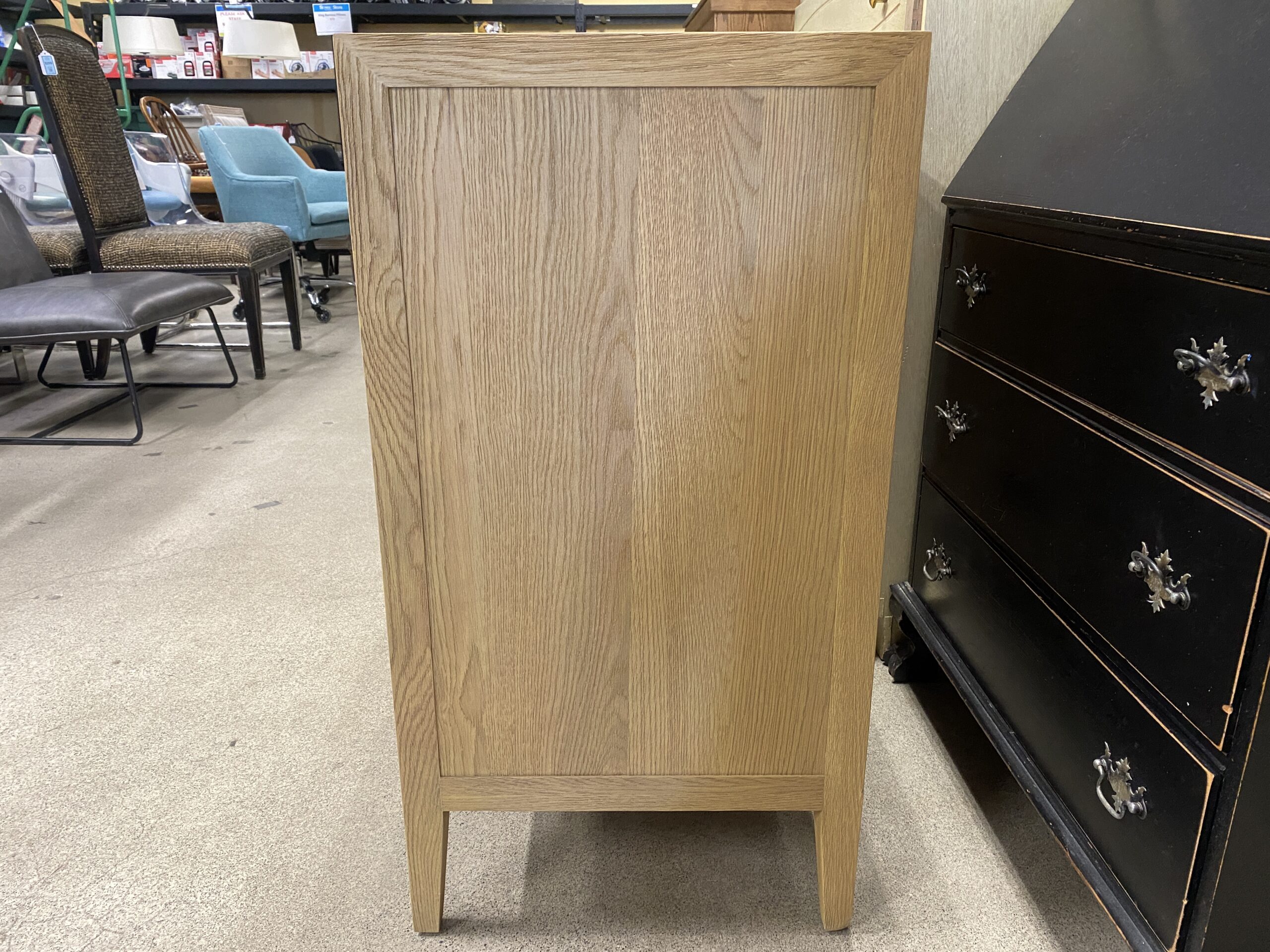 RESTORATION HARDWARE French Contemporary 2-Door Sideboard in Light Oak/Champagne