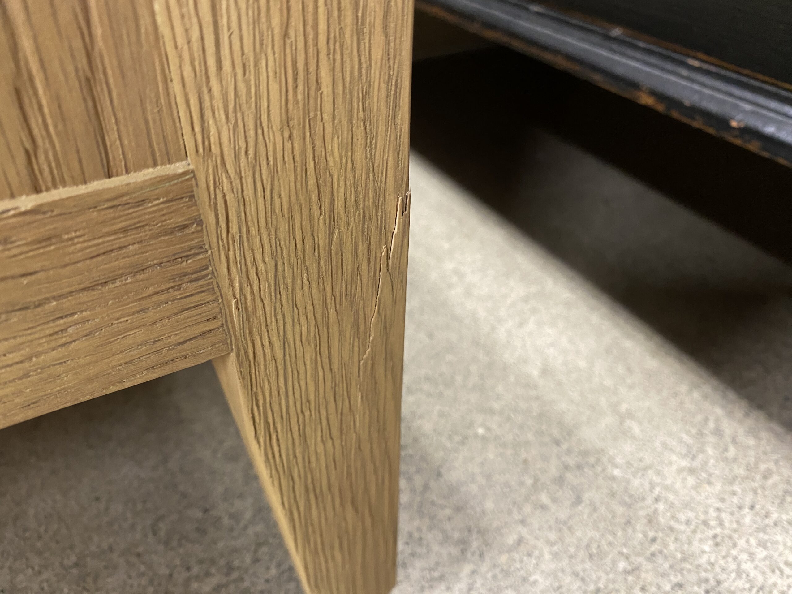 RESTORATION HARDWARE French Contemporary 2-Door Sideboard in Light Oak/Champagne