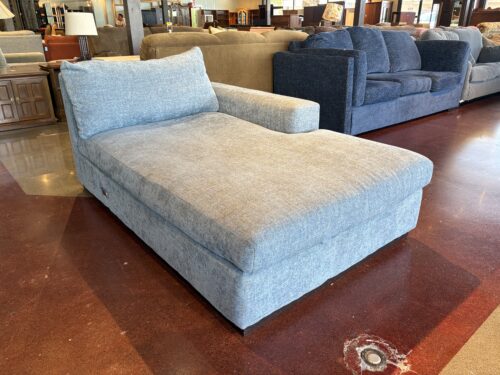 JOYBIRD Holt Single Arm Storage Chaise in Taylor Felt Gray