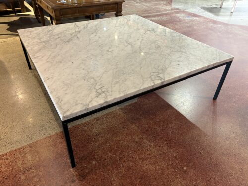 Elegant Square Solid Marble Coffee Table