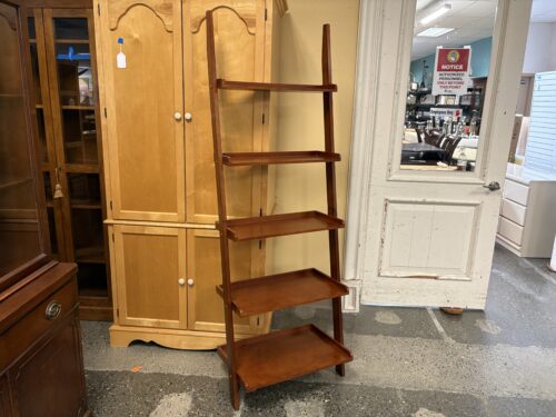 Wooden 5-Tier Ladder Bookshelf