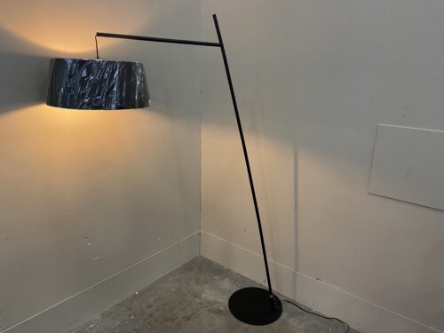 Modern Sleek Black Cantilever Floor Lamp