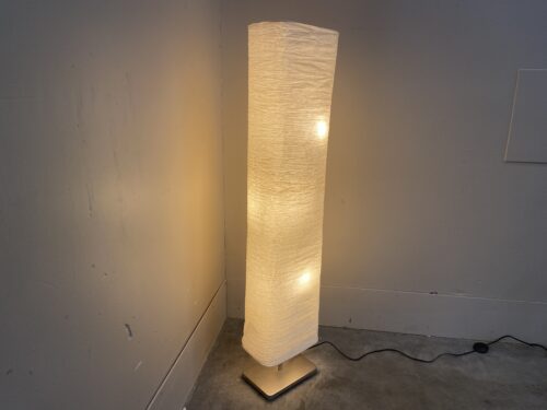 Contemporary Crepe Paper Floor Lamp