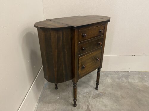 Antique Solid Wood 3 Drawer Sewing Cabinet