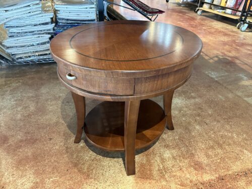 SOMERTON Gatsby Walnut Oval End Table