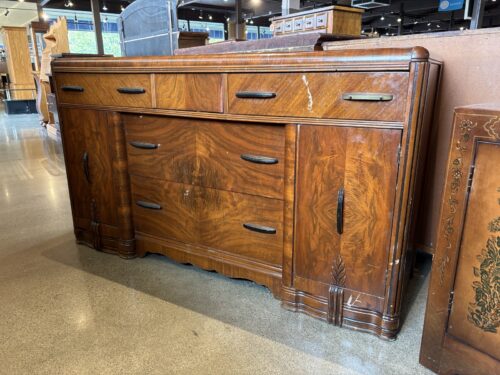 Vintage Art Deco Waterfall Sideboard