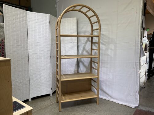 4 Shelf Halloday Curved Wooden Bookcase