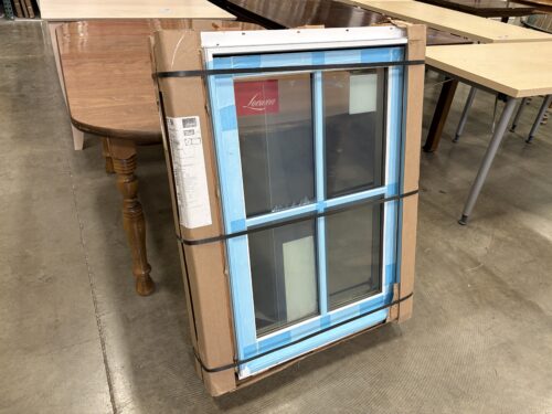 NEW! LOEWEN 36x25 Aliminium Clad Wood Fixed Casement Window with Grid Lines